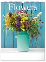 Květiny 2024 - nástěnný kalendář
