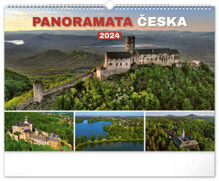 Panoramata Česka 2024 - nástěnný kalendář