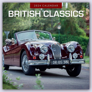 British Classics - Klassische britische Autos 2024 - 16-Monatskalender