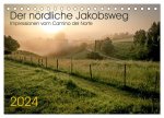 Der nördliche Jakobsweg (Tischkalender 2024 DIN A5 quer), CALVENDO Monatskalender