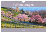 Gimmeldingen - Mandelblütenfest an der Deutschen Weinstraße (Wandkalender 2024 DIN A4 quer), CALVENDO Monatskalender