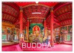 BUDDHA - Buddhistische Tempel in Nordthailand (Wandkalender 2024 DIN A3 quer), CALVENDO Monatskalender