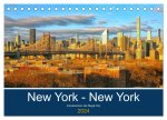 New York - New York. Impressionen der Mega-City (Tischkalender 2024 DIN A5 quer), CALVENDO Monatskalender