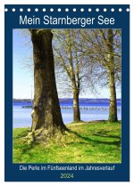 Mein Starnberger See - Die Perle im Fünfseenland im Jahresverlauf (Tischkalender 2024 DIN A5 hoch), CALVENDO Monatskalender