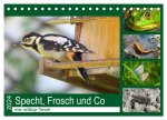 Specht, Frosch und Co - eine vielfältige Tierwelt (Tischkalender 2024 DIN A5 quer), CALVENDO Monatskalender