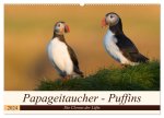 Papageitaucher - Puffins (Wandkalender 2024 DIN A2 quer), CALVENDO Monatskalender