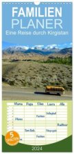 Familienplaner 2024 - Eine Reise durch Kirgistan mit 5 Spalten (Wandkalender, 21 x 45 cm) CALVENDO