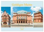 Goldiges Mainz (Wandkalender 2024 DIN A2 quer), CALVENDO Monatskalender