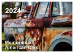 Memories of American Cars (Wandkalender 2024 DIN A2 quer), CALVENDO Monatskalender