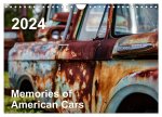 Memories of American Cars (Wandkalender 2024 DIN A4 quer), CALVENDO Monatskalender
