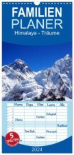 Familienplaner 2024 - Himalaya - Träume mit 5 Spalten (Wandkalender, 21 x 45 cm) CALVENDO