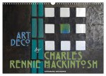 ArtDeco by Charles Rennie Mackintosh (Wandkalender 2024 DIN A3 quer), CALVENDO Monatskalender