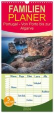 Familienplaner 2024 - Portugal - Von Porto bis zur Algarve mit 5 Spalten (Wandkalender, 21 x 45 cm) CALVENDO