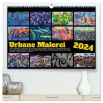 Urbane Malerei (hochwertiger Premium Wandkalender 2024 DIN A2 quer), Kunstdruck in Hochglanz