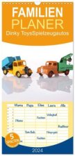 Familienplaner 2024 - Dinky Toys Spielzeugautos mit 5 Spalten (Wandkalender, 21 x 45 cm) CALVENDO