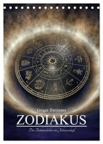 Zodiakus - Die Tierkreiszeichen im Jahresverlauf (Tischkalender 2024 DIN A5 hoch), CALVENDO Monatskalender