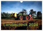 Landtechnik 2024 (Wandkalender 2024 DIN A4 quer), CALVENDO Monatskalender