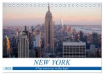 New York - 4 Tage unterwegs im Big Apple (Tischkalender 2024 DIN A5 quer), CALVENDO Monatskalender