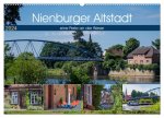 Nienburger Altstadt, eine Perle an der Weser (Wandkalender 2024 DIN A2 quer), CALVENDO Monatskalender