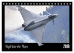 Flügel über den Alpen (Tischkalender 2024 DIN A5 quer), CALVENDO Monatskalender