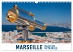 Marseille Maritime Metropole (Wandkalender 2024 DIN A3 quer), CALVENDO Monatskalender