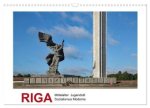 Riga - Mittelalter, Jugendstil, Sozialismus und Moderne (Wandkalender 2024 DIN A3 quer), CALVENDO Monatskalender