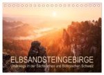 Elbsandsteingebirge: Unterwegs in der Sächsischen und Böhmischen Schweiz (Tischkalender 2024 DIN A5 quer), CALVENDO Monatskalender