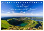 São Miguel - Naturschönheit der Azoren (Tischkalender 2024 DIN A5 quer), CALVENDO Monatskalender