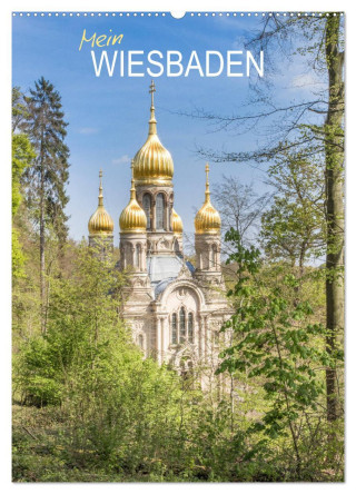 Mein Wiesbaden (Wandkalender 2024 DIN A2 hoch), CALVENDO Monatskalender