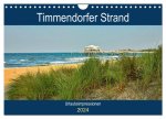 Timmendorfer Strand - Urlaubsimpressionen (Wandkalender 2024 DIN A4 quer), CALVENDO Monatskalender