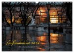 Großstadtabend - Die blaue Stunde in Wien (Wandkalender 2024 DIN A3 quer), CALVENDO Monatskalender