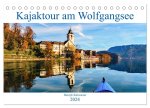 Kajaktour am Wolfgangsee (Tischkalender 2024 DIN A5 quer), CALVENDO Monatskalender