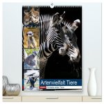 Artenvielfalt Tiere (hochwertiger Premium Wandkalender 2024 DIN A2 hoch), Kunstdruck in Hochglanz