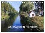 Unterwegs in Flandern (Tischkalender 2024 DIN A5 quer), CALVENDO Monatskalender