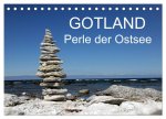 Gotland - Perle der Ostsee (Tischkalender 2024 DIN A5 quer), CALVENDO Monatskalender