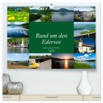 Rund um den Edersee (hochwertiger Premium Wandkalender 2024 DIN A2 quer), Kunstdruck in Hochglanz