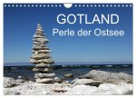 Gotland - Perle der Ostsee (Wandkalender 2024 DIN A4 quer), CALVENDO Monatskalender