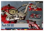 Puch 250 SGS Motorrad - Oldie aus Österreich (Wandkalender 2024 DIN A2 quer), CALVENDO Monatskalender