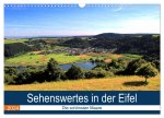 Sehenswertes in der Eifel - Die schönsten Maare (Wandkalender 2024 DIN A3 quer), CALVENDO Monatskalender