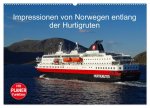 Impressionen von Norwegen entlang der Hurtigruten (Wandkalender 2024 DIN A2 quer), CALVENDO Monatskalender