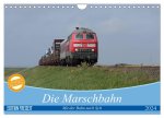 Die Marschbahn (Wandkalender 2024 DIN A4 quer), CALVENDO Monatskalender