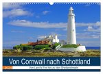 Von Cornwall nach Schottland (Wandkalender 2024 DIN A3 quer), CALVENDO Monatskalender