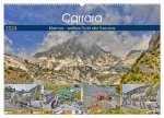 Carrara Marmor - weißes Gold der Toscana (Wandkalender 2024 DIN A2 quer), CALVENDO Monatskalender