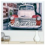 Retro Cars (hochwertiger Premium Wandkalender 2024 DIN A2 quer), Kunstdruck in Hochglanz