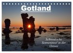 Gotland - Sonneninsel in der Ostsee (Tischkalender 2024 DIN A5 quer), CALVENDO Monatskalender