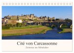 Cite von Carcassonne - Zeitreise ins Mittelalter (Tischkalender 2024 DIN A5 quer), CALVENDO Monatskalender