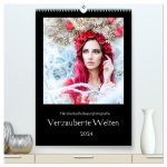 Märchenhafte Beautyfotografie - Verzauberte Welten (hochwertiger Premium Wandkalender 2024 DIN A2 hoch), Kunstdruck in Hochglanz