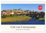 Cite von Carcassonne - Zeitreise ins Mittelalter (Wandkalender 2024 DIN A4 quer), CALVENDO Monatskalender