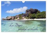 La Digue, träumen sei erlaubt (Wandkalender 2024 DIN A4 quer), CALVENDO Monatskalender