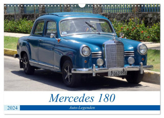 Auto-Legenden - Mercedes 180 (Wandkalender 2024 DIN A3 quer), CALVENDO Monatskalender